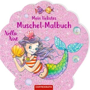 Coppenrath Nella Nixe: Mein liebstes Muschel-Malbuch