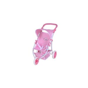 knorr toys® Puppenbuggy Jogger Lio - Princess white rose rosa